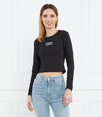 Bluzka damska na wiosnę Calvin Klein Jeans ze sklepu: Gomez Fashion Store w kategorii: Bluzki damskie - zdjęcie 874714-BD9-10338_CJ232W000105A81