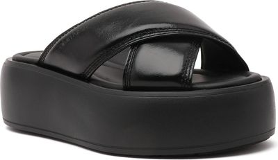 Klapki damskie na lato Calvin Klein ze sklepu: Gomez Fashion Store w kategorii: Klapki damskie - zdjęcie 874714-BD9-10338_CK232W000009A23