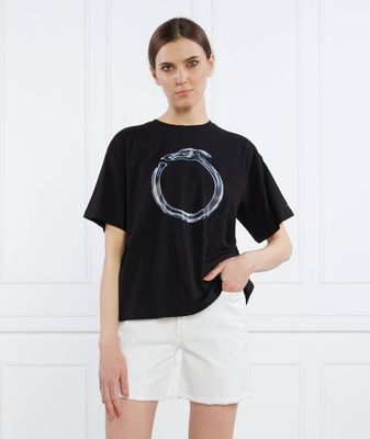 Bluzka damska na wiosnę Trussardi ze sklepu: Gomez Fashion Store w kategorii: Bluzki damskie - zdjęcie 874714-BD9-10338_TJ232W000010298