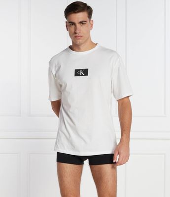 T-shirt męski casual Calvin Klein Underwear ze sklepu: Gomez Fashion Store w kategorii: T-shirty męskie - zdjęcie 874714-BD9-10338_CU232M000020100