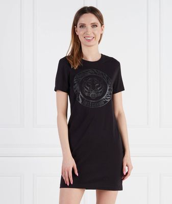 Sukienka prosta Just Cavalli ze sklepu: Gomez Fashion Store w kategorii: Sukienki - zdjęcie 874714-BD9-10338_CA232W000035899