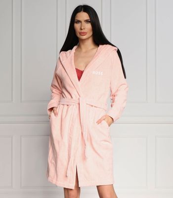 Szlafrok damski gładki Boss Sleepwear ze sklepu: Gomez Fashion Store w kategorii: Szlafroki damskie - zdjęcie 874714-BD9-10338_BB225W000133A95