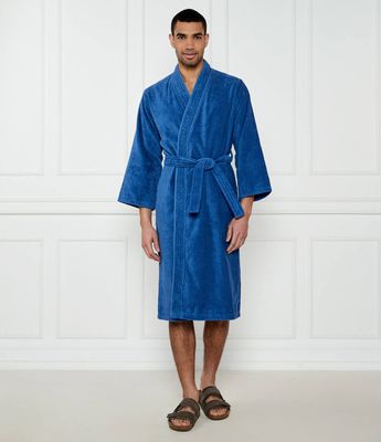 Szlafrok damski gładki casual Kenzo Home ze sklepu: Gomez Fashion Store w kategorii: Szlafroki damskie - zdjęcie 874714-BD9-10338_KE225M000080224