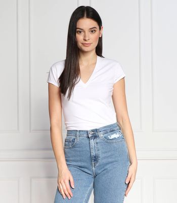 Bluzka damska casualowa DONDUP - made in Italy ze sklepu: Gomez Fashion Store w kategorii: Bluzki damskie - zdjęcie 874714-BD9-10338_DN232W000022000