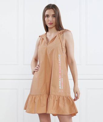 Sukienka wiosenna casual Armani Exchange ze sklepu: Gomez Fashion Store w kategorii: Sukienki - zdjęcie 874714-BD9-10338_AX232W000048E40