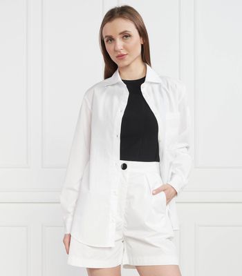 Koszula damska na wiosnę Armani Exchange ze sklepu: Gomez Fashion Store w kategorii: Koszule damskie - zdjęcie 874714-BD9-10338_AX232W000060101