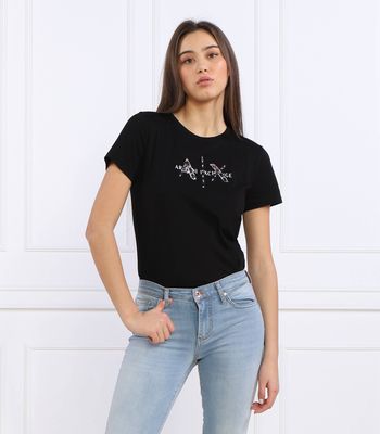 Armani Exchange - Bluzka damska na wiosnę ze sklepu: Gomez Fashion Store w kategorii: Bluzki damskie - zdjęcie 874714-BD9-10338_AX232W000092102