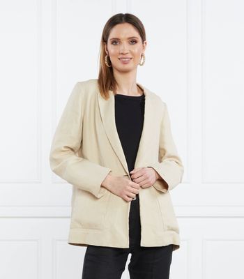 Marynarka elegancki na wiosnę Tommy Hilfiger ze sklepu: Gomez Fashion Store w kategorii: Marynarki damskie - zdjęcie 874714-BD9-10338_TH232W000081767