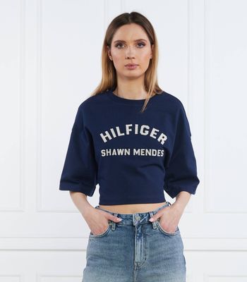 Tommy Hilfiger - Bluzka damska ze sklepu: Gomez Fashion Store w kategorii: Bluzki damskie - zdjęcie 874714-BD9-10338_TH232W000158F32