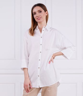 Koszula damska elegancka Peserico ze sklepu: Gomez Fashion Store w kategorii: Koszule damskie - zdjęcie 874714-BD9-10338_PC232W000016001