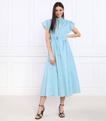 Sukienka wiosenna Samsøe Samsøe ze sklepu: Gomez Fashion Store w kategorii: Sukienki - zdjęcie 874714-BD9-10338_SS232W000012030