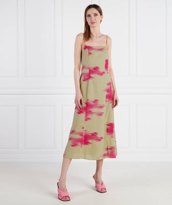 Sukienka trapezowa Samsøe Samsøe ze sklepu: Gomez Fashion Store w kategorii: Sukienki - zdjęcie 874714-BD9-10338_SS232W000019032