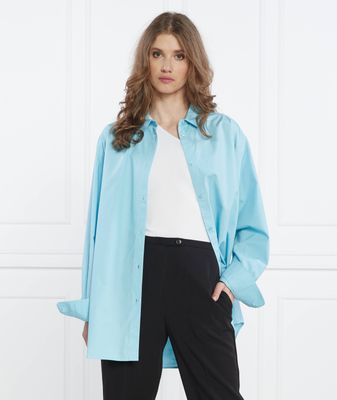 Koszula damska casual Samsøe Samsøe ze sklepu: Gomez Fashion Store w kategorii: Koszule damskie - zdjęcie 874714-BD9-10338_SS232W000024030