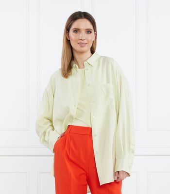 Koszula damska elegancka Samsøe Samsøe ze sklepu: Gomez Fashion Store w kategorii: Koszule damskie - zdjęcie 874714-BD9-10338_SS232W000025025