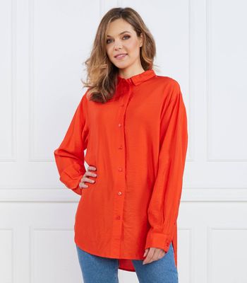 Koszula damska casual Samsøe Samsøe ze sklepu: Gomez Fashion Store w kategorii: Koszule damskie - zdjęcie 874714-BD9-10338_SS232W000026027