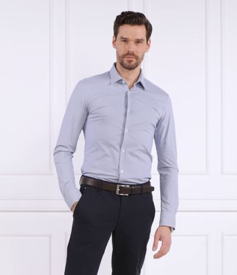 Koszula męska z klasycznym kołnierzykiem BOSS BLACK ze sklepu: Gomez Fashion Store w kategorii: Koszule męskie - zdjęcie 874714-BD9-10338_BB232M000174433