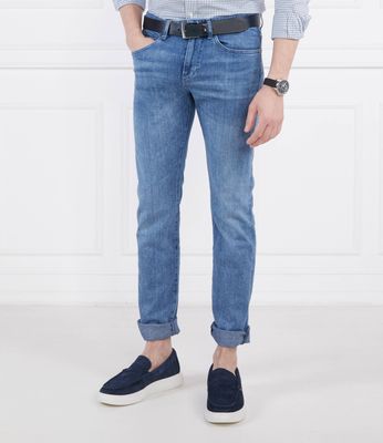 Jeansy męskie casual BOSS BLACK ze sklepu: Gomez Fashion Store w kategorii: Jeansy męskie - zdjęcie 874714-BD9-10338_BB232M000229445