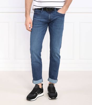 BOSS BLACK - Jeansy męskie wiosenne ze sklepu: Gomez Fashion Store w kategorii: Jeansy męskie - zdjęcie 874714-BD9-10338_BB232M000238428