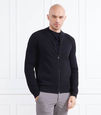 Sweter męski casual BOSS BLACK ze sklepu: Gomez Fashion Store w kategorii: Swetry męskie - zdjęcie 874714-BD9-10338_BB232M000289001