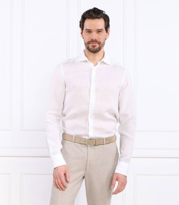 Koszula męska z klasycznym kołnierzykiem Stenströms ze sklepu: Gomez Fashion Store w kategorii: Koszule męskie - zdjęcie 874714-BD9-10338_SN232M000008000