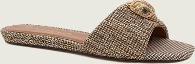 Klapki damskie na lato Kurt Geiger ze sklepu: Gomez Fashion Store w kategorii: Klapki damskie - zdjęcie 874714-BD9-10338_KG232W000003013