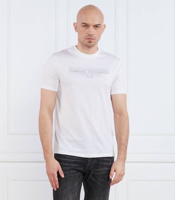 T-shirt męski młodzieżowy na wiosnę Armani Exchange ze sklepu: Gomez Fashion Store w kategorii: T-shirty męskie - zdjęcie 874714-BD9-10338_AX232M000087100