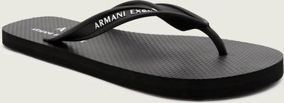 Klapki męskie na lato Armani Exchange ze sklepu: Gomez Fashion Store w kategorii: Klapki męskie - zdjęcie 874714-BD9-10338_AX232M000106296