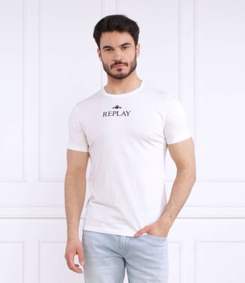 T-shirt męski Replay ze sklepu: Gomez Fashion Store w kategorii: T-shirty męskie - zdjęcie 874714-BD9-10338_RY232M000007A01