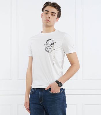 T-shirt męski młodzieżowy Replay ze sklepu: Gomez Fashion Store w kategorii: T-shirty męskie - zdjęcie 874714-BD9-10338_RY232M000010A01