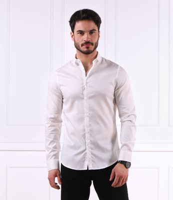 Koszula męska casual Armani Exchange ze sklepu: Gomez Fashion Store w kategorii: Koszule męskie - zdjęcie 874714-BD9-10338_AX232M000231100