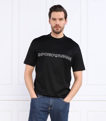 T-shirt męski Emporio Armani ze sklepu: Gomez Fashion Store w kategorii: T-shirty męskie - zdjęcie 874714-BD9-10338_EA232M000057996