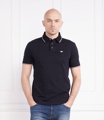 T-shirt męski na lato Emporio Armani ze sklepu: Gomez Fashion Store w kategorii: T-shirty męskie - zdjęcie 874714-BD9-10338_EA232M000066J81