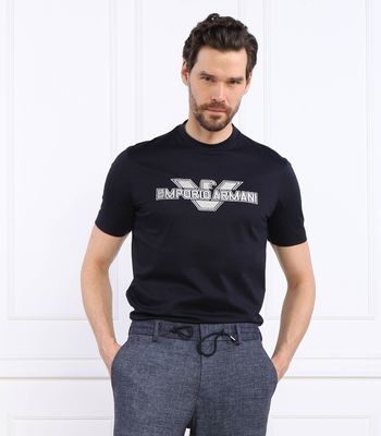 T-shirt męski wiosenny Emporio Armani ze sklepu: Gomez Fashion Store w kategorii: T-shirty męskie - zdjęcie 874714-BD9-10338_EA232M000092016