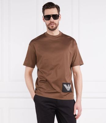 T-shirt męski casual wiosenny Emporio Armani ze sklepu: Gomez Fashion Store w kategorii: T-shirty męskie - zdjęcie 874714-BD9-10338_EA232M000094K30