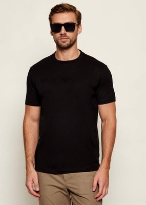 T-shirt męski casual Emporio Armani ze sklepu: Gomez Fashion Store w kategorii: T-shirty męskie - zdjęcie 874714-BD9-10338_EA232M000107G94