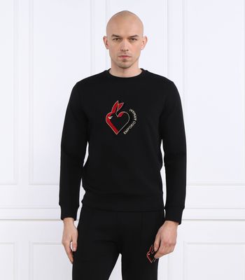 Bluza męska w stylu młodzieżowym Emporio Armani ze sklepu: Gomez Fashion Store w kategorii: Bluzy męskie - zdjęcie 874714-BD9-10338_EA232M000113996