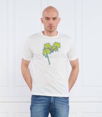 T-shirt męski wiosenny Emporio Armani ze sklepu: Gomez Fashion Store w kategorii: T-shirty męskie - zdjęcie 874714-BD9-10338_EA232M000118171