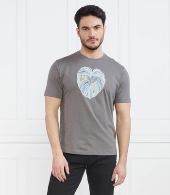 Emporio Armani - T-shirt męski młodzieżowy ze sklepu: Gomez Fashion Store w kategorii: T-shirty męskie - zdjęcie 874714-BD9-10338_EA232M000118630