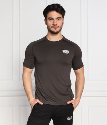 T-shirt męski casualowy EA7 ze sklepu: Gomez Fashion Store w kategorii: T-shirty męskie - zdjęcie 874714-BD9-10338_E7232M000076A54