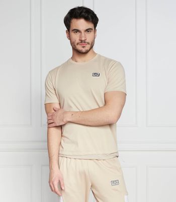 T-shirt męski na wiosnę EA7 ze sklepu: Gomez Fashion Store w kategorii: T-shirty męskie - zdjęcie 874714-BD9-10338_E7232M000077A55