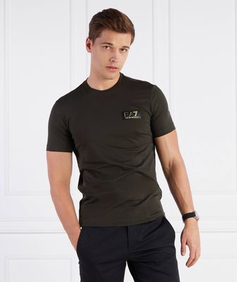 T-shirt męski casual EA7 ze sklepu: Gomez Fashion Store w kategorii: T-shirty męskie - zdjęcie 874714-BD9-10338_E7232M000078A54