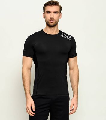T-shirt męski casual EA7 ze sklepu: Gomez Fashion Store w kategorii: T-shirty męskie - zdjęcie 874714-BD9-10338_E7232M000111012