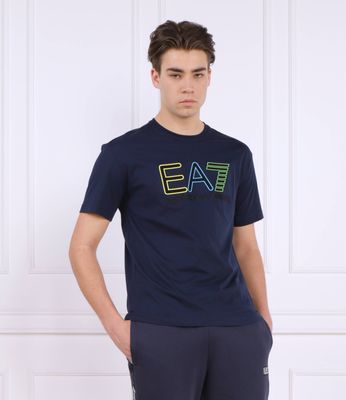 T-shirt męski młodzieżowy wiosenny EA7 ze sklepu: Gomez Fashion Store w kategorii: T-shirty męskie - zdjęcie 874714-BD9-10338_E7232M000127554