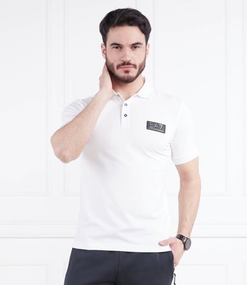 T-shirt męski casual EA7 ze sklepu: Gomez Fashion Store w kategorii: T-shirty męskie - zdjęcie 874714-BD9-10338_E7232M000155100