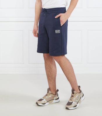 Spodenki męskie w sportowym stylu EA7 ze sklepu: Gomez Fashion Store w kategorii: Spodenki męskie - zdjęcie 874714-BD9-10338_E7232M000196554