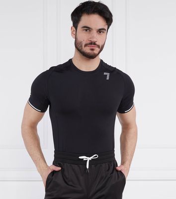 T-shirt męski casual EA7 ze sklepu: Gomez Fashion Store w kategorii: T-shirty męskie - zdjęcie 874714-BD9-10338_E7232M000200012