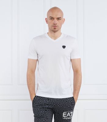 T-shirt męski na wiosnę EA7 ze sklepu: Gomez Fashion Store w kategorii: T-shirty męskie - zdjęcie 874714-BD9-10338_E7232M000209100