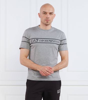EA7 - T-shirt męski młodzieżowy ze sklepu: Gomez Fashion Store w kategorii: T-shirty męskie - zdjęcie 874714-BD9-10338_E7232M000212390