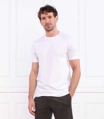 T-shirt męski na lato EA7 ze sklepu: Gomez Fashion Store w kategorii: T-shirty męskie - zdjęcie 874714-BD9-10338_E7232M000213100