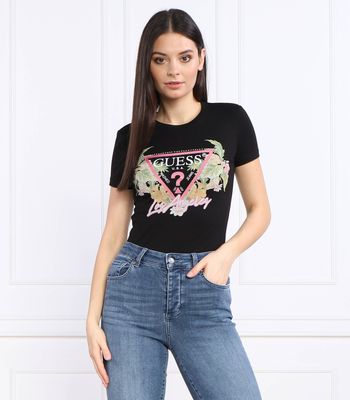 Bluzka damska wiosenna Guess ze sklepu: Gomez Fashion Store w kategorii: Bluzki damskie - zdjęcie 874714-BD9-10338_GJ232W000004058